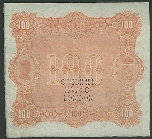 Norway 100 kroner 18771899 back